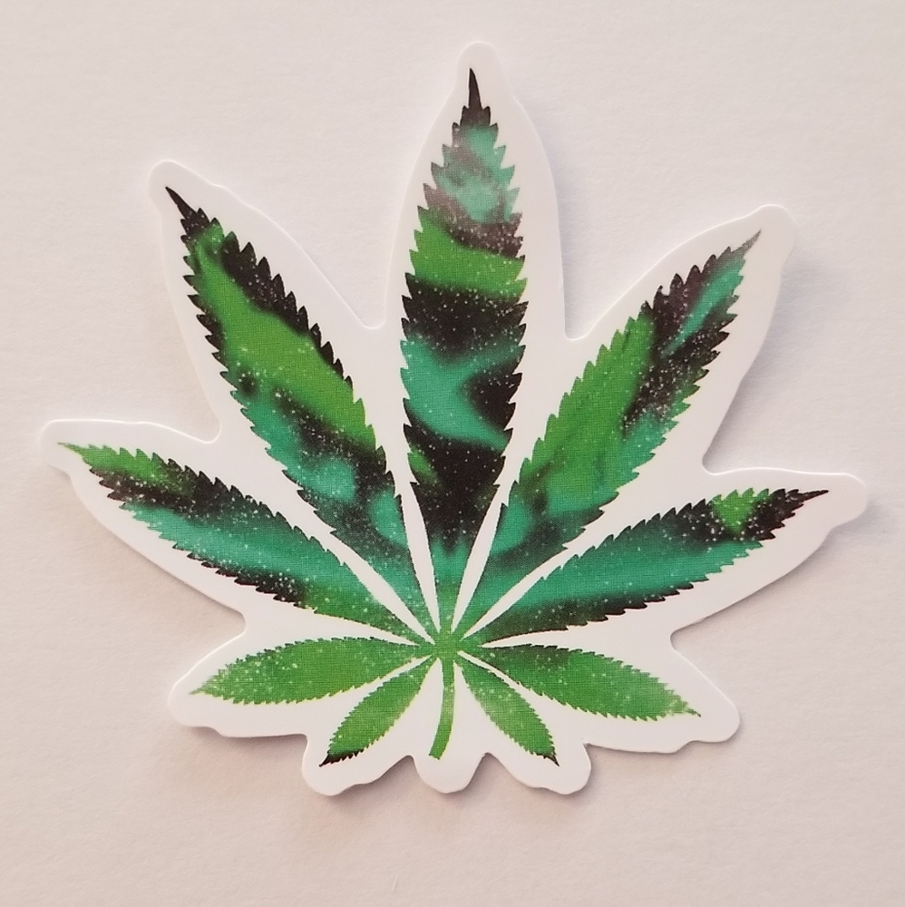 10/$10 Pot Leaf Sticker